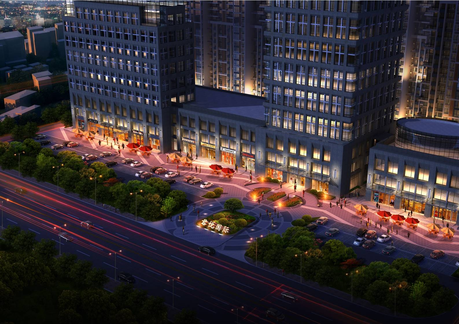 肥城君悦国际社区景观设计