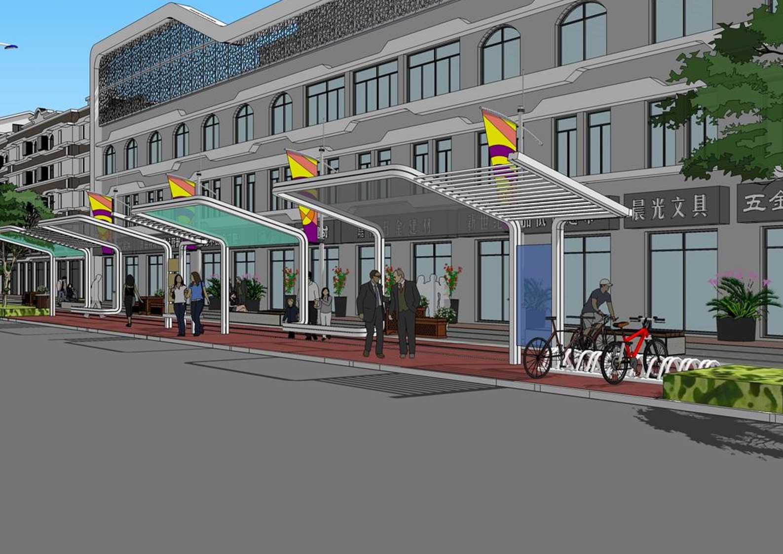 黄岛铁山特色街区风貌更新设计