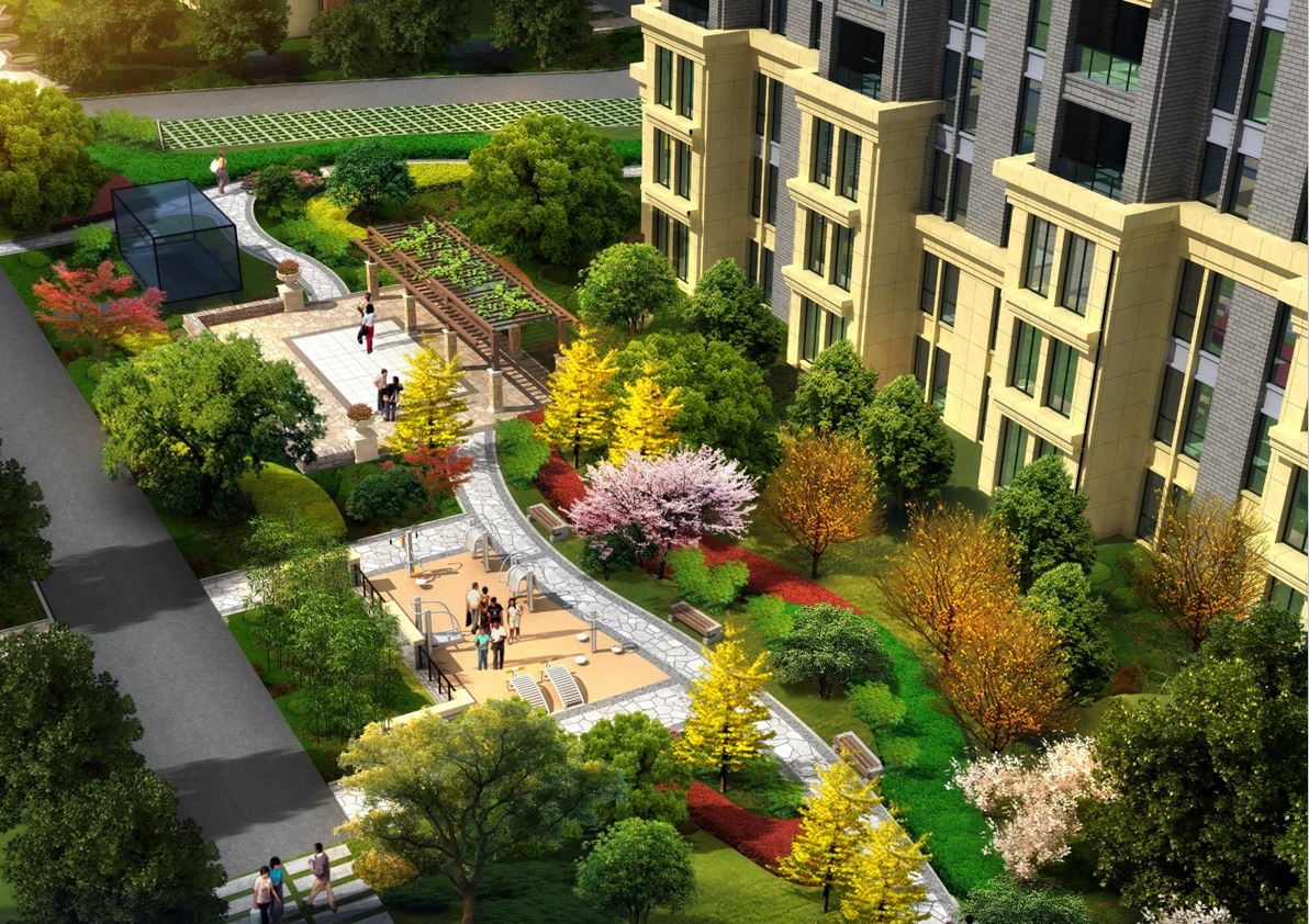 肥城御景苑二期景观设计