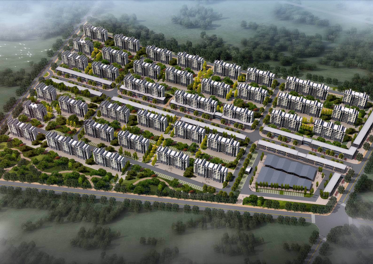 宁津保店回迁安置房建筑设计