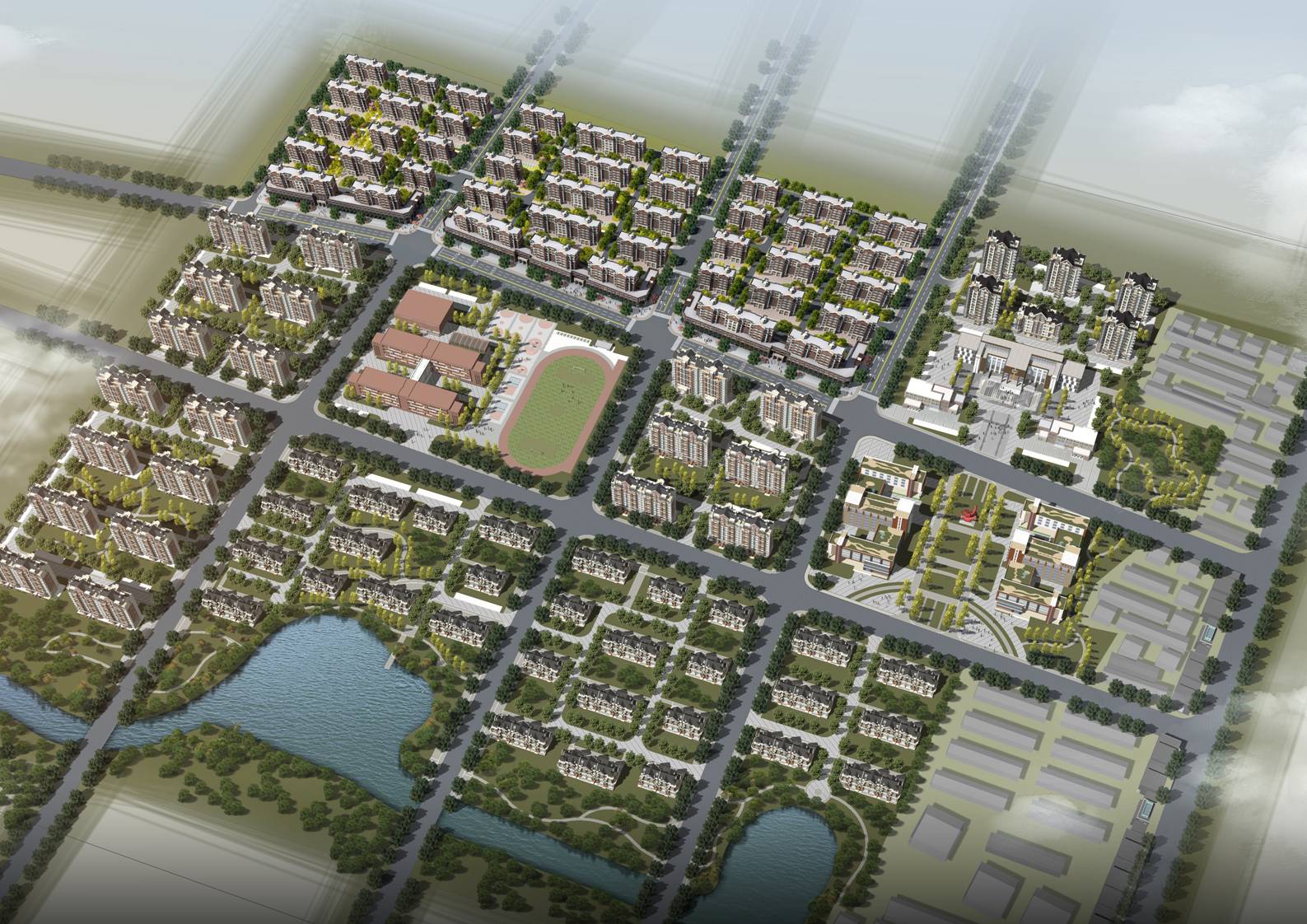 宁津刘营伍小城镇建筑规划设计