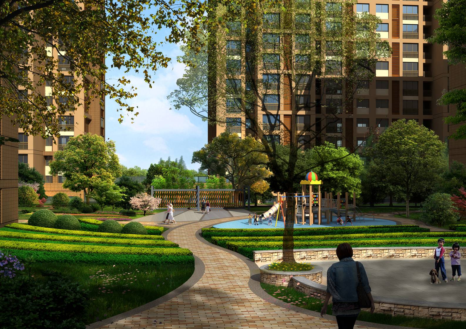 宁阳海力国际城小区景观设计