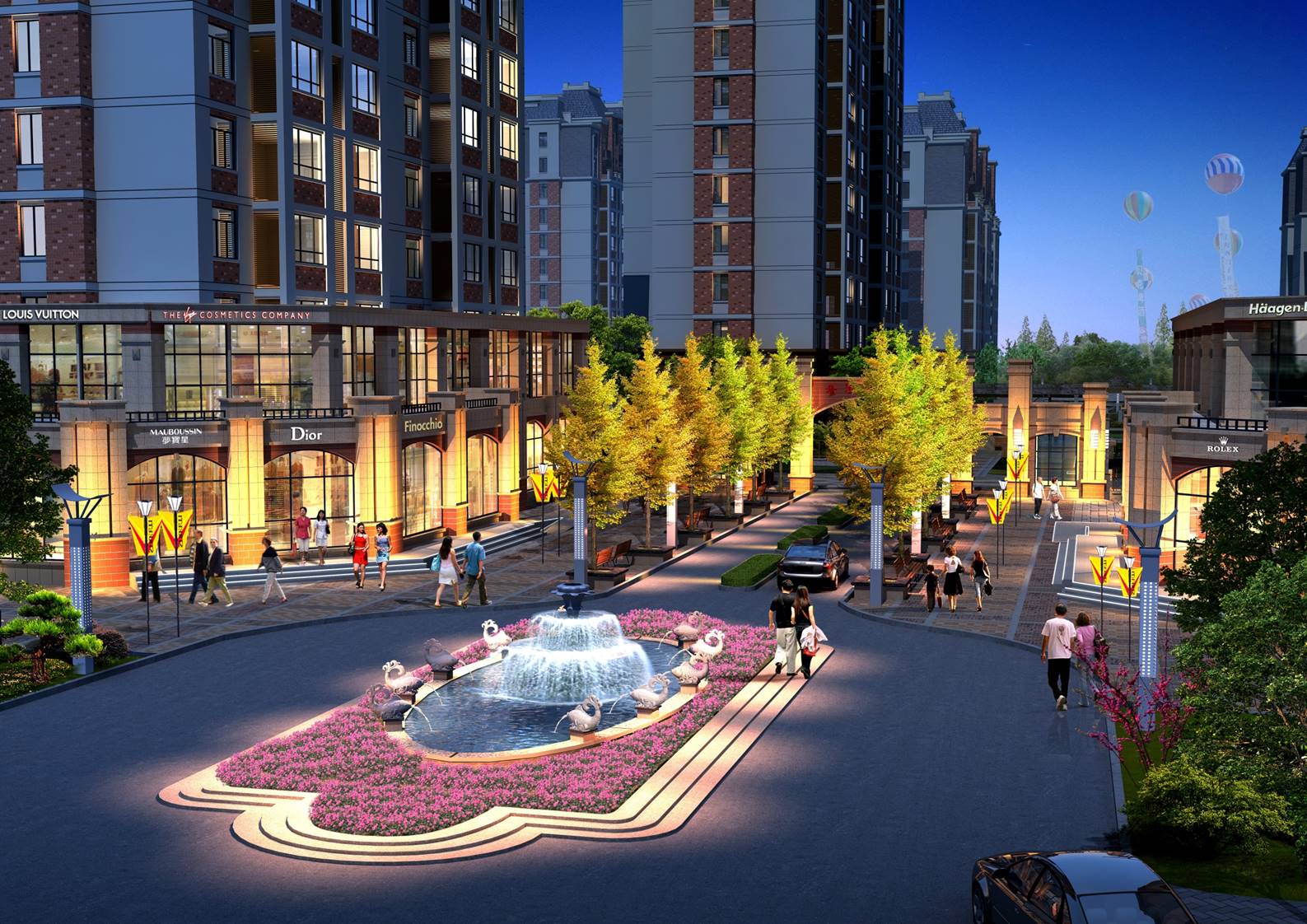 泰安鲁郡嘉园小区景观设计