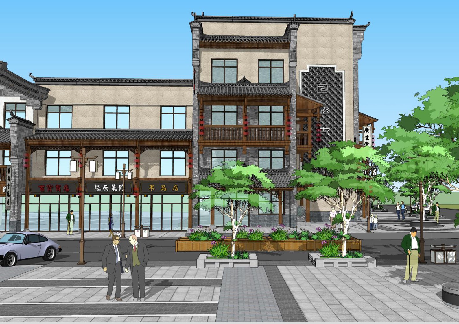 日照市福海路街区风貌更新设计