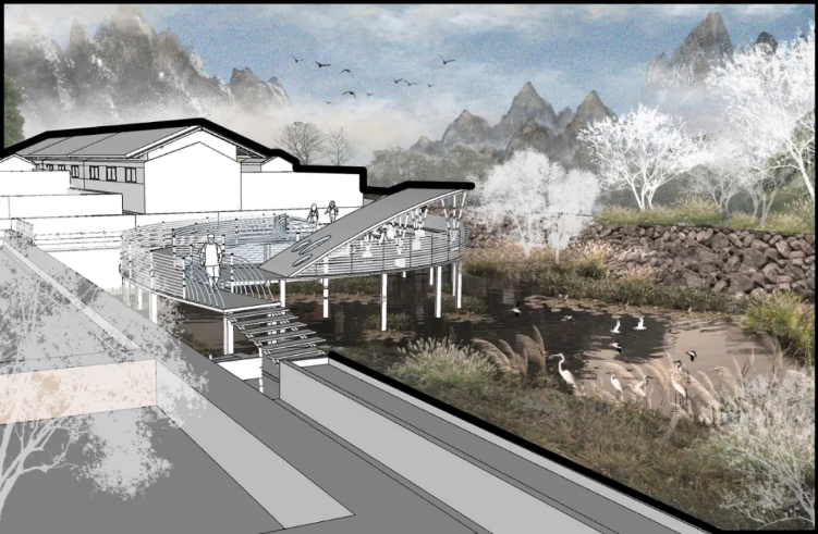 诸城市黑土夼村公共空间及沿河景观营造设计